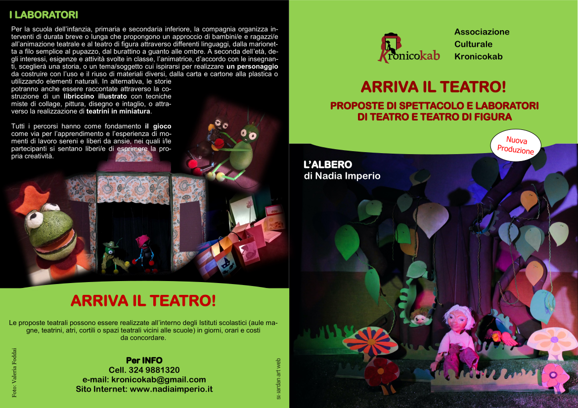 Brochure spettacoli Kronicokab