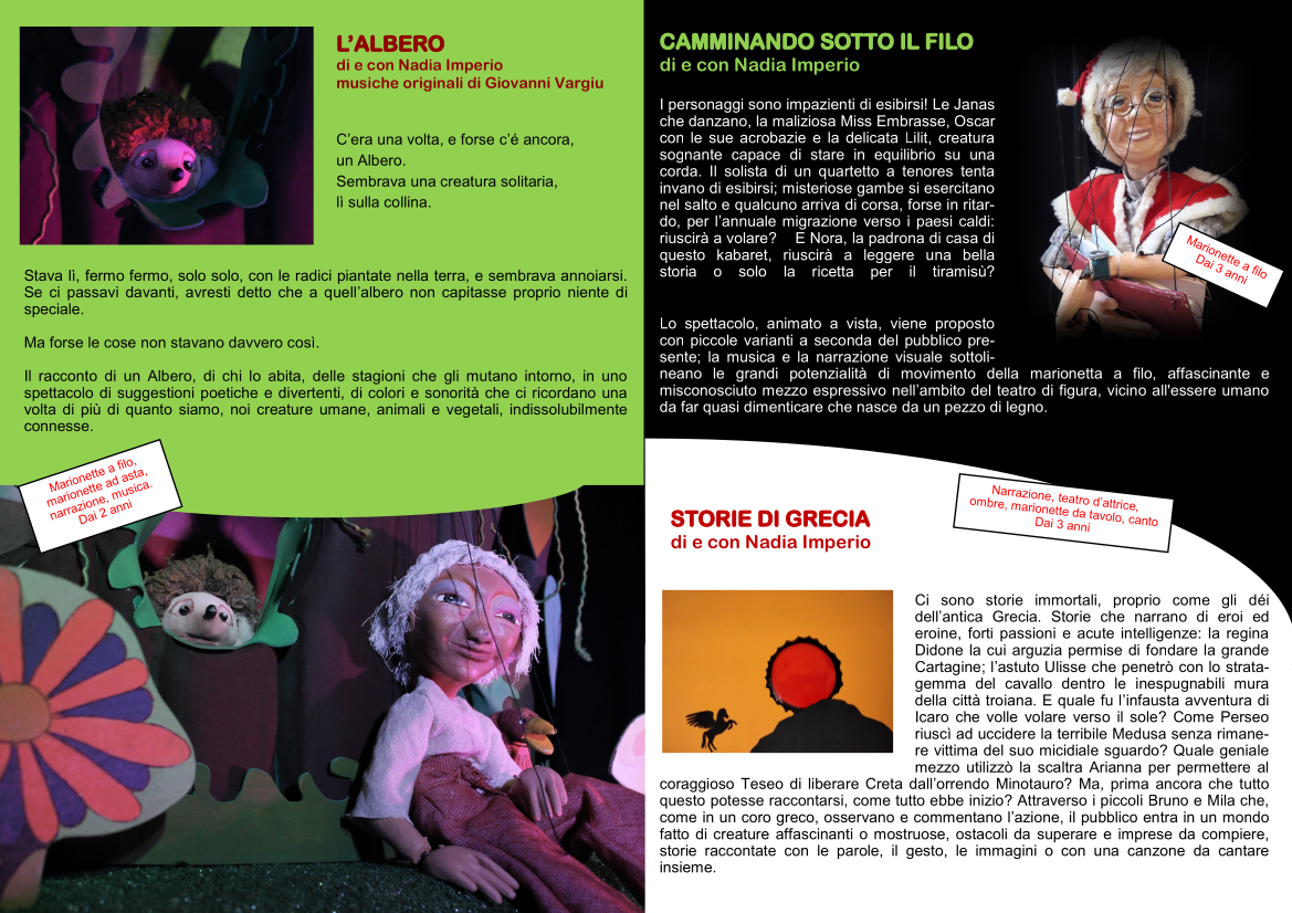 Brochure spettacoli Kronicokab